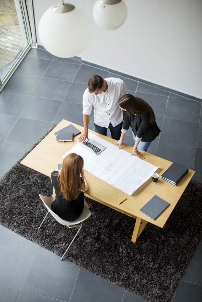 Home 8 young people in the office 2ZTDX4M 1