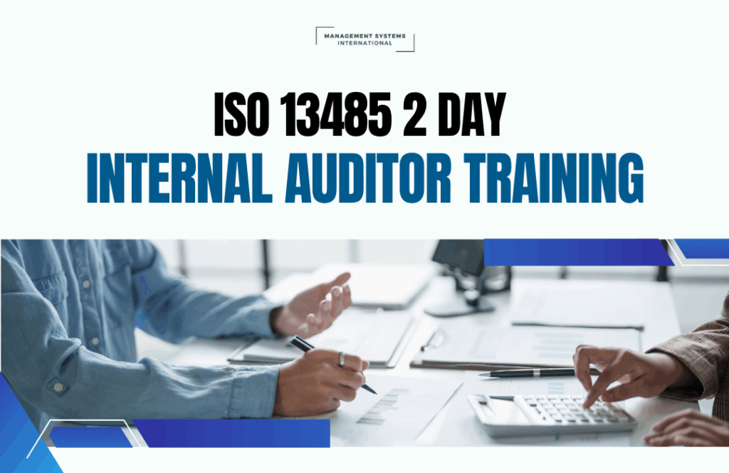 13485 2 Day Internal Auditor Training