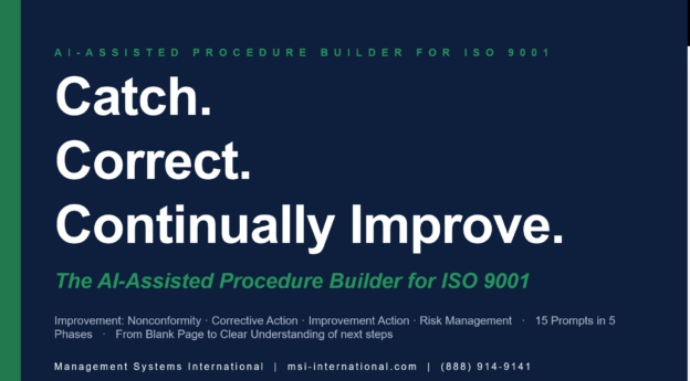 Catch. Correct. Continually Improve. — The ISO 9001 Corrective Action Procedure Course