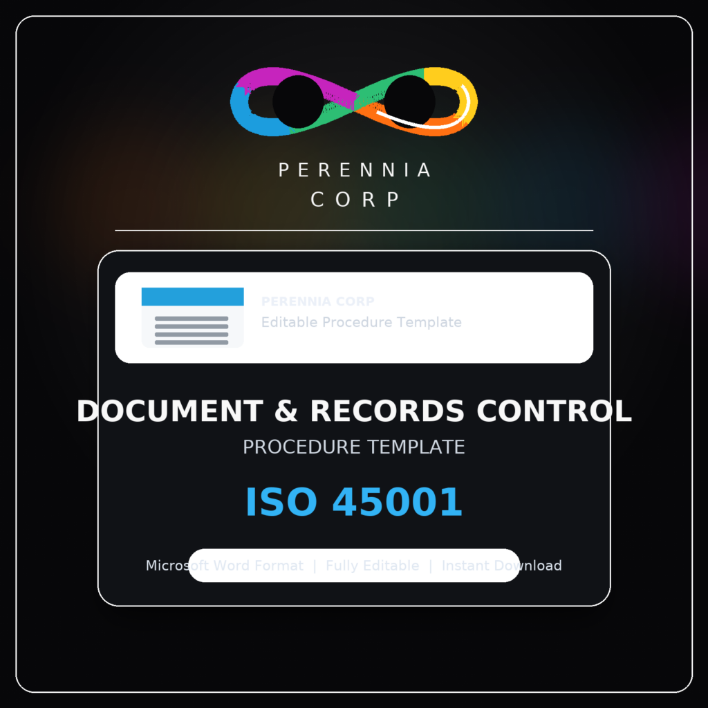 MSI's ISO Document and Records Control Procedure template