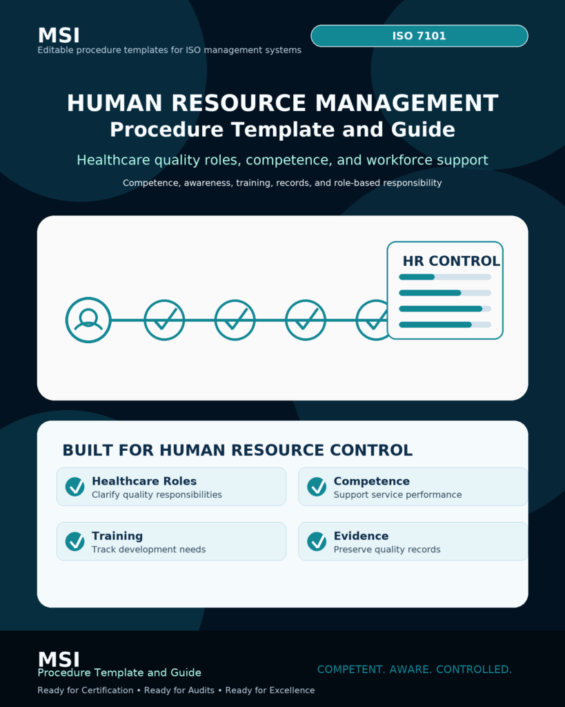 MSI's ISO 7101 Human Resource Management System Procedure Template