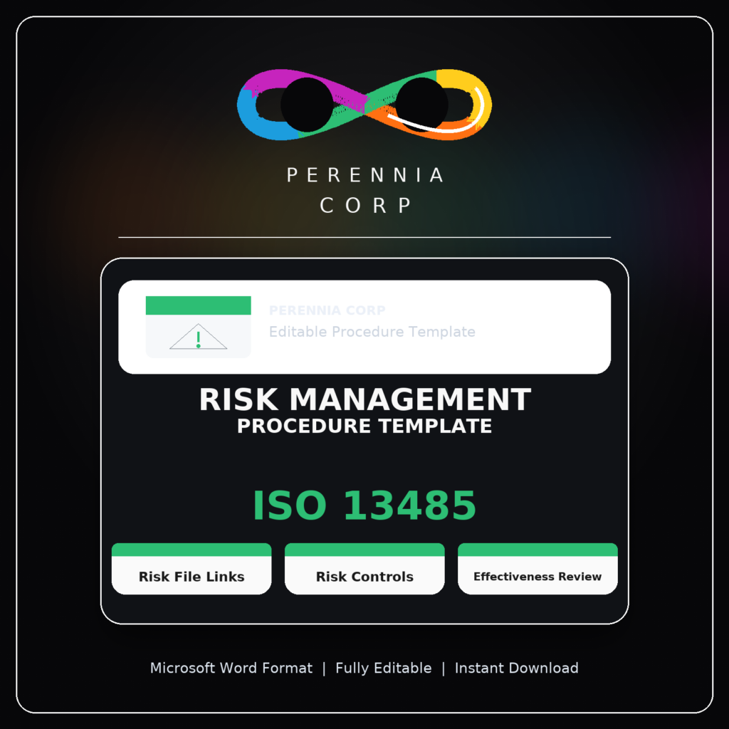 MSI's ISO Risk Management Procedure Template
