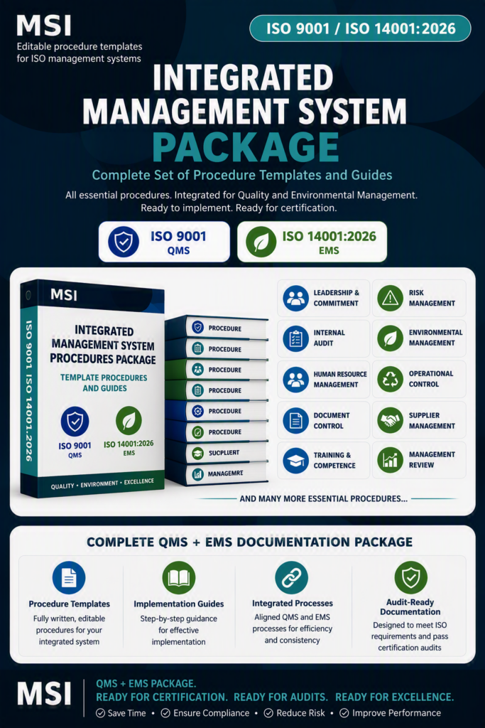 MSI's Q/EMS Procedure package