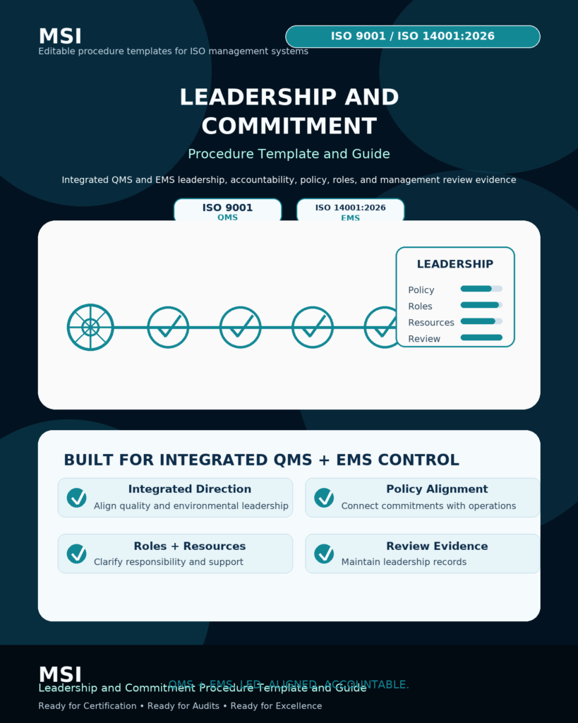 iso 9001 14001 2026 leadership commitment 2