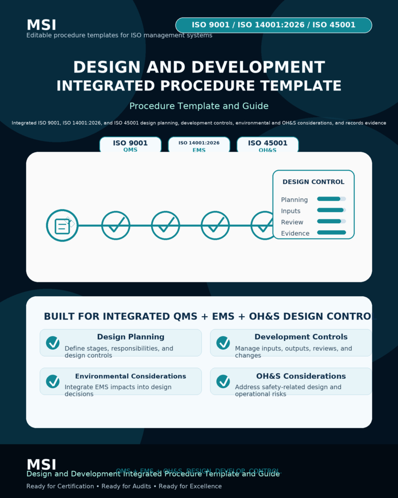 MSI's ISO IMS procedure template